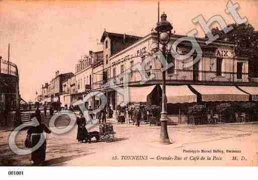 Ville de TONNEINS, carte postale ancienne