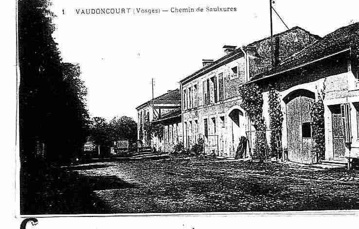 Ville de VAUDONCOURT, carte postale ancienne