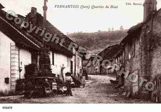 Ville de VERNANTOIS, carte postale ancienne