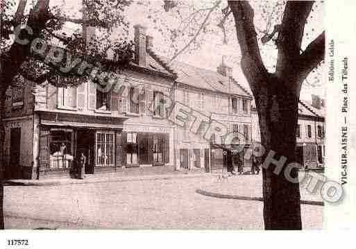 Ville de VICSURAISNE, carte postale ancienne