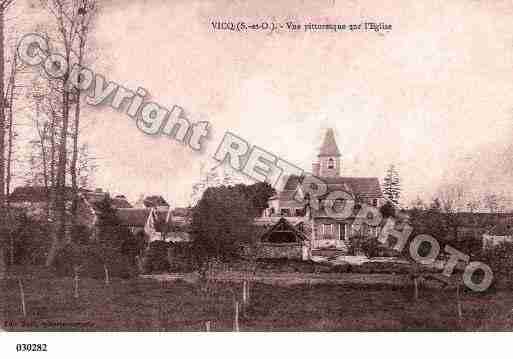 Ville de VICQ, carte postale ancienne Ville de VICQ, carte postale ancienne