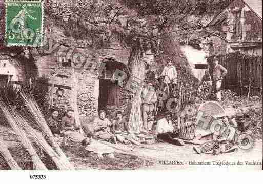 Ville de VILLAINESLESROCHERS, carte postale ancienne Ville de VILLAINESLESROCHERS, carte postale ancienne