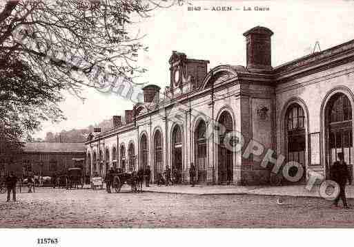 Ville de AGEN, carte postale ancienne