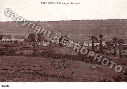 Ville de ARTHENAS, carte postale ancienne