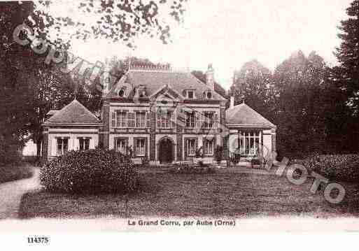 Ville de AUBE, carte postale ancienne