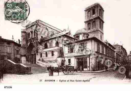 Ville de AVIGNON, carte postale ancienne Ville de AVIGNON, carte postale ancienne