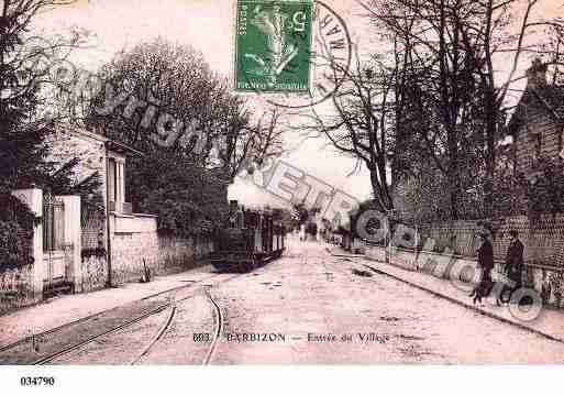 Ville de BARBIZON, carte postale ancienne