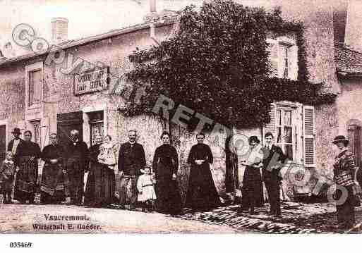 Ville de BAZONCOURT, carte postale ancienne