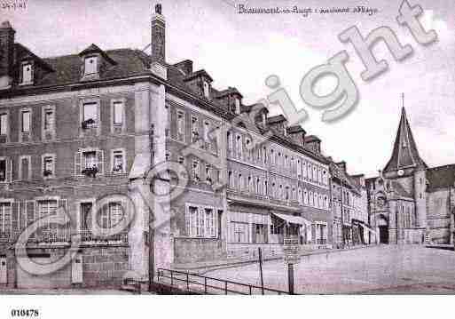 Ville de BEAUMONTENAUGE, carte postale ancienne