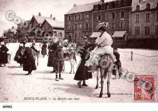 Ville de BERCK, carte postale ancienne