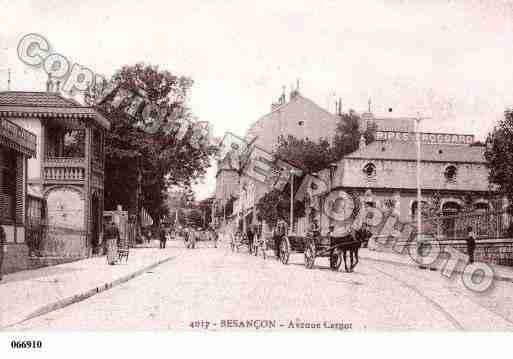 Ville de BESANCON, carte postale ancienne