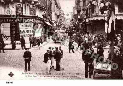 Ville de BORDEAUX, carte postale ancienne