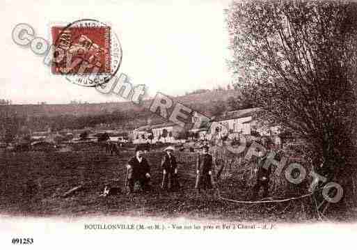 Ville de BOUILLONVILLE, carte postale ancienne