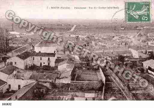 Ville de BOUIN, carte postale ancienne