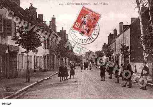 Ville de BOURBONLANCY, carte postale ancienne