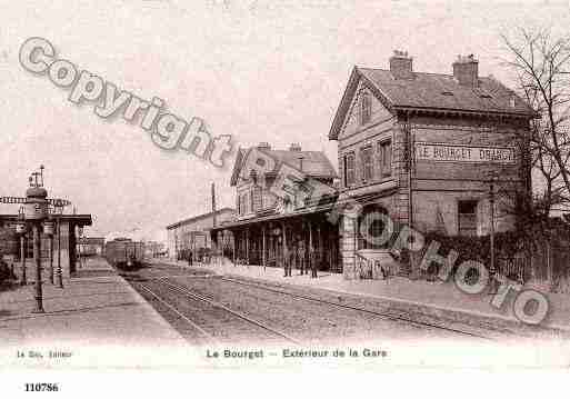 Ville de BOURGET(LE), carte postale ancienne