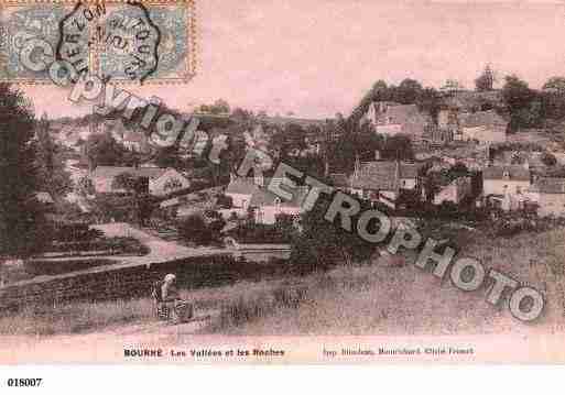 Ville de BOURRE, carte postale ancienne