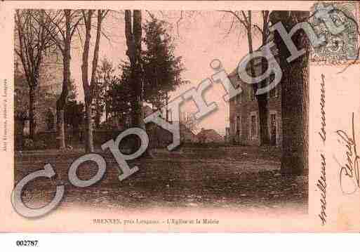 Ville de BRENNES, carte postale ancienne Ville de BRENNES, carte postale ancienne