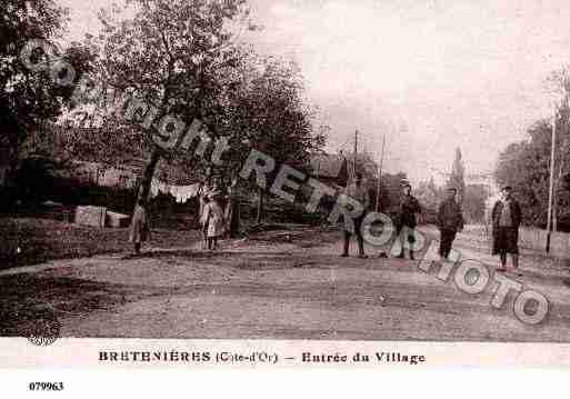 Ville de BRETENIERES, carte postale ancienne