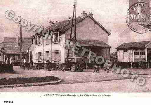 Ville de BROUSURCHANTEREINE, carte postale ancienne