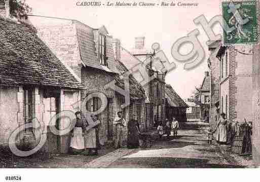 Ville de CABOURG, carte postale ancienne