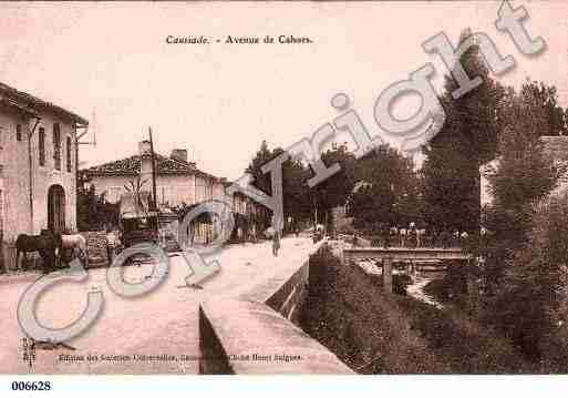 Ville de CAUSSADE, carte postale ancienne