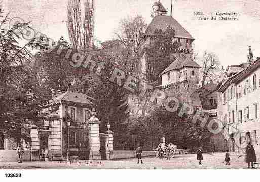 Ville de CHAMBERY, carte postale ancienne