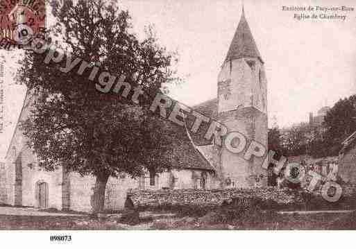 Ville de CHAMBRAY, carte postale ancienne