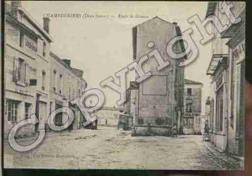 Ville de CHAMPDENIERSSAINTDENIS, carte postale ancienne