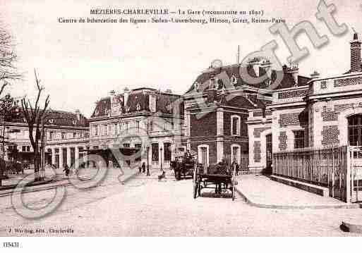 Ville de CHARLEVILLEMEZIERES, carte postale ancienne