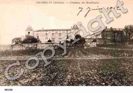 Ville de CHASSELAY, carte postale ancienne