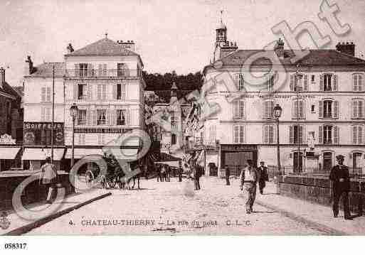 Ville de CHATEAUTHIERRY, carte postale ancienne