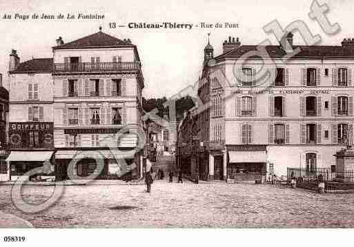 Ville de CHATEAUTHIERRY, carte postale ancienne