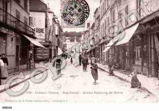 Ville de CHATEAUTHIERRY, carte postale ancienne