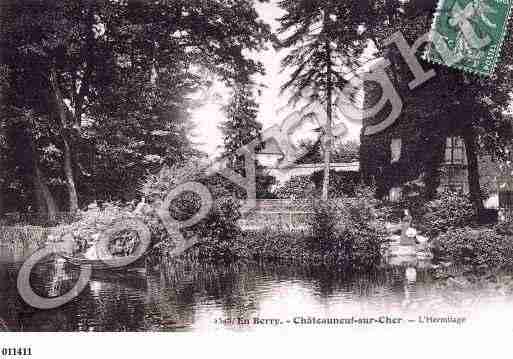 Ville de CHATEAUNEUFSURCHER, carte postale ancienne