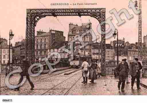 Ville de CHERBOURG, carte postale ancienne