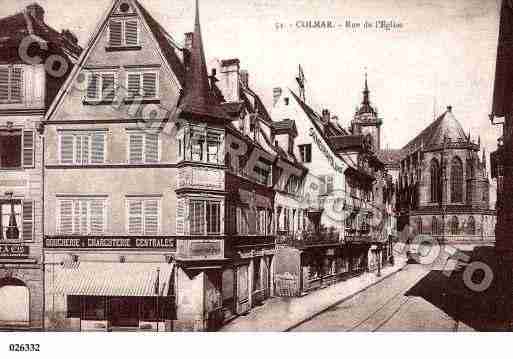 Ville de COLMAR, carte postale ancienne