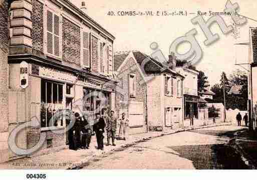 Ville de COMBSLAVILLE, carte postale ancienne