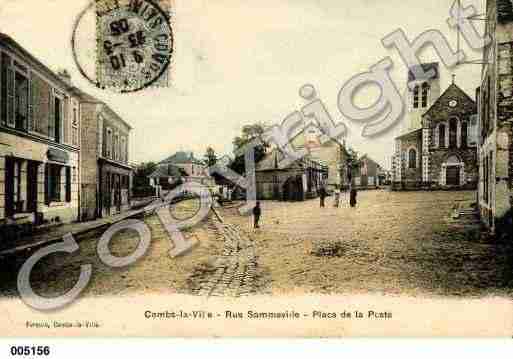 Ville de COMBSLAVILLE, carte postale ancienne