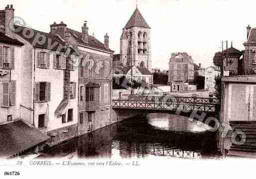 Ville de CORBEILESSONNES, carte postale ancienne