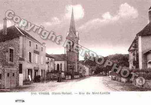 Ville de CORRE, carte postale ancienne