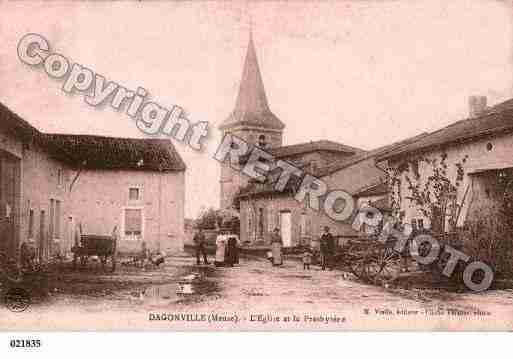 Ville de DAGONVILLE, carte postale ancienne