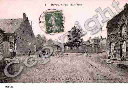 Ville de DHUIZEL, carte postale ancienne