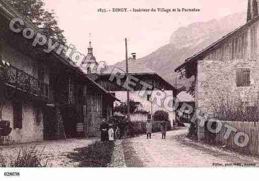 Ville de DINGYSAINTCLAIR, carte postale ancienne