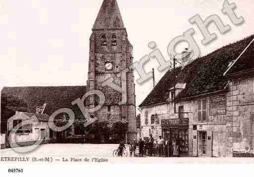 Ville de ETREPILLY, carte postale ancienne