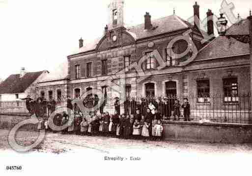 Ville de ETREPILLY, carte postale ancienne