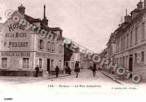 Ville de EVREUX, carte postale ancienne