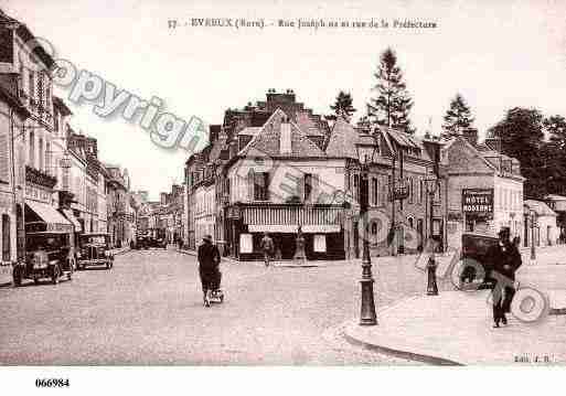 Ville de EVREUX, carte postale ancienne