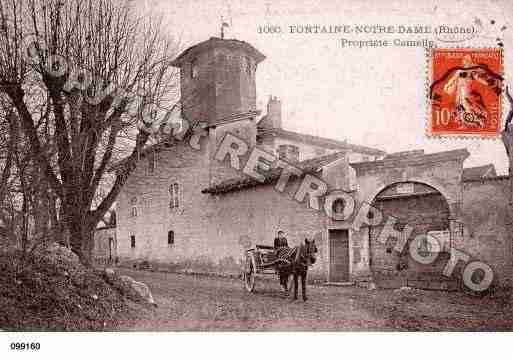 Ville de FONTAINENOTREDAME, carte postale ancienne