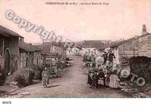 Ville de FREMONVILLE, carte postale ancienne